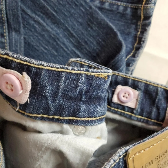 Levi's Red Tab Jeans 5 Pocket Straight Leg Size 8 Adjustable Waist Cowgirl - Picture 7 of 12